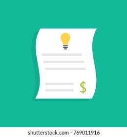 Electricity Utility Bills. Vector Illustration