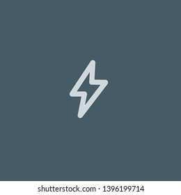 Electricity vector icon. Electricity concept stroke symbol design. Thin graphic elements vector illustration, outline pattern for your web site design, logo, UI. EPS 10.