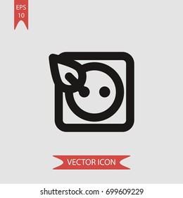 Electricity vector icon illustration symbol