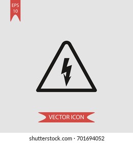 Electricity vector icon illustration symbol