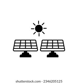 Electricity vector icon which can easily modify or edit

