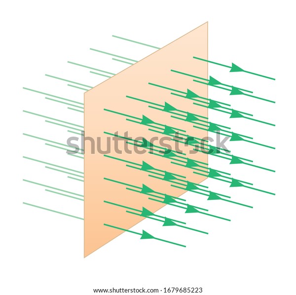 Electrick Fields Physics Education Vector Illustration Stock Vector