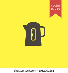 electrick kettle. electrick kettle icon. sign design. Vector EPS 10.