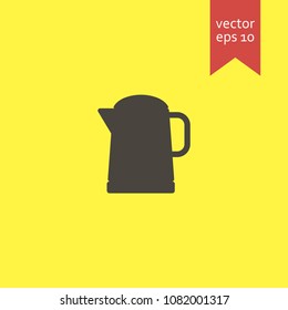 electrick kettle. electrick kettle icon. sign design. Vector EPS 10.