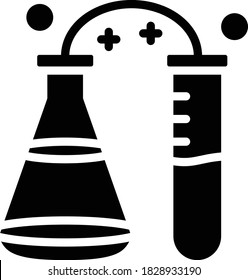 Elektrifizierung des Konzepts der chemischen Industrie Vektorsymbol-Design. Grünes Verfahrenstechnik auf weißem Hintergrund, Zeichen der Elektrotechnik
