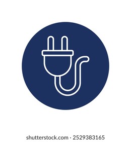 Electro Cable icons vector stock illustration.