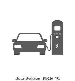 Electro car icon. Eco concept