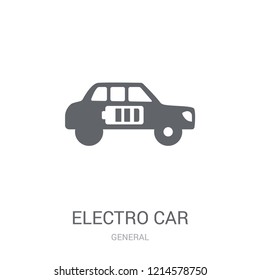 electro car icon. Trendy electro car logo concept on white background from General collection. Suitable for use on web apps, mobile apps and print media.