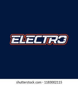 Electro logo design. Electric plug energy logotype. Vector emblem