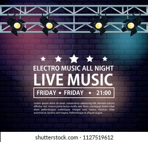 Electro music festivas poster