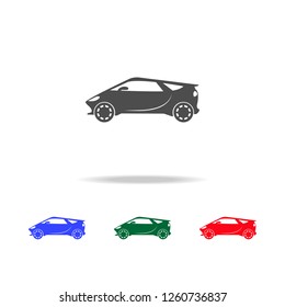 electro sport car  icons. Elements of transport element in multi colored icons. Premium quality graphic design icon. Simple icon for websites, web design