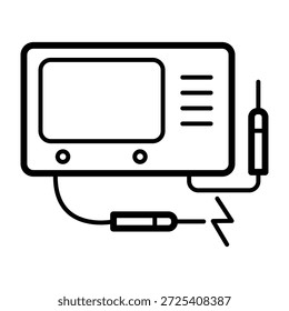 Electro surgical icon vector design illustration 