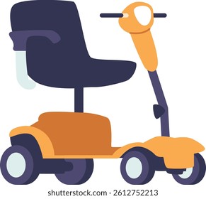 Electro transport cargobike vector illustration