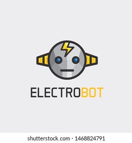 Electrobot logo template for business or personal