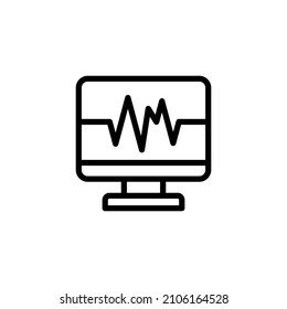 Elektro-Diagramm Icon Vektorgrafik Logo-Vorlage für viele Zwecke. Einzeln auf weißem Hintergrund.