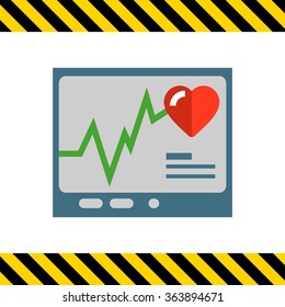 Electrocardiogram icon