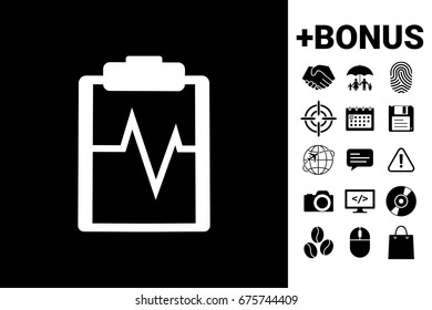Electrocardiogram icon
