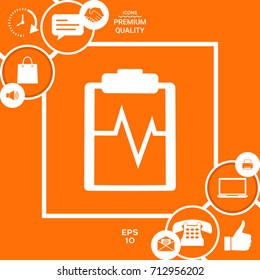 Electrocardiogram icon