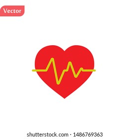 electrocardiogram icon. Logo element illustration. electrocardiogram design. colored collection. electrocardiogram concept. Can be used in web and mobile eps10