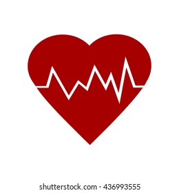 electrocardiogram icon.Heart Rate