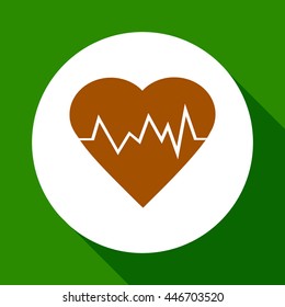 electrocardiogram icon.Heart Rate