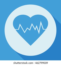 electrocardiogram icon.Heart Rate