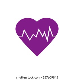 electrocardiogram icon.Heart Rate