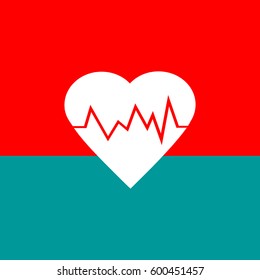 electrocardiogram icon.Heart Rate
