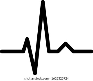 electro-cardiogram Line rhythm illustration material