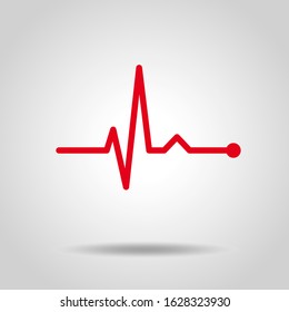 electro-cardiogram Line rhythm illustration material