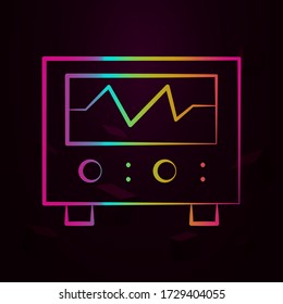 Electrocardiogram, Medical nolan icon Simple thin line, outline vector of Biology icons for ui and ux, website or mobile application