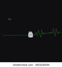 An electrocardiogram that beats back When a vaccine is available to help prevent the coronavirus outbreak