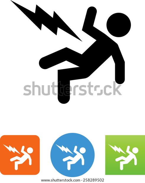 Electrocuted Icon Stock Vector (Royalty Free) 258289502 | Shutterstock