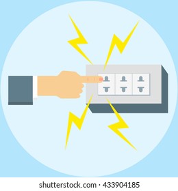 electrocution cartoon