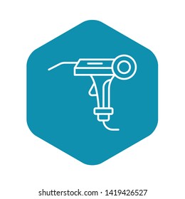Electrode holder icon. Outline electrode holder vector icon for web design isolated on white background
