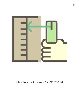 Electrode welding icon. Include welding electrode stick, holder, workpiece and hand welder. For welding process to join metal by electricity i.e. fabrication, construction, pipeline welding. 64x64 px.