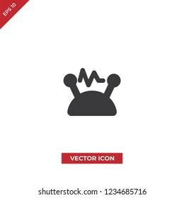 Electrodes vector icon