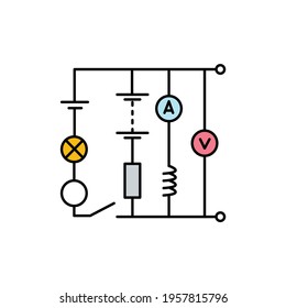 Electrology сolor Line Icon. Pictogram For Web Page, Mobile App, Promo. UI UX GUI Design Element. Editable Stroke.