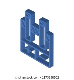 Electrolysis Isometric Left Top View 3D Icon