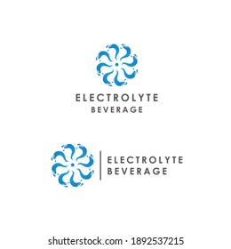 Electrolyte Beverage Logo Symbols Design