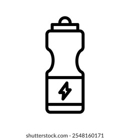 Electrolyte Drink line icon , vector, pixel perfect, illustrator file