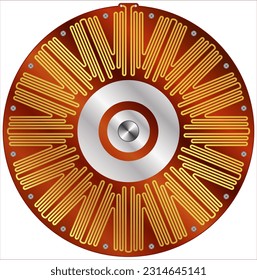 Electromagnetic design and modeling of a two phase axial flux printed circuit board motor (stator)