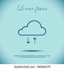 electron cloud, icon