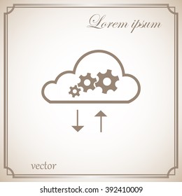 electron cloud, icon