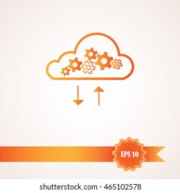 electron cloud, icon