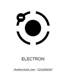Electron icon. Electron symbol design from Science collection. Simple element vector illustration on white background.