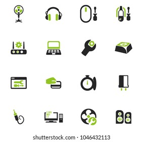 Electron icons set for web sites and user interface