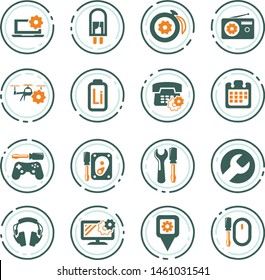 Electron icons set for web sites and user interface