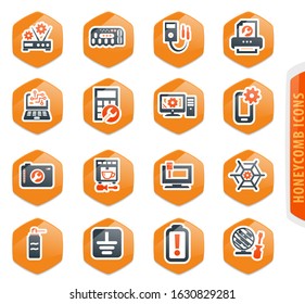 Electron icons set for web sites and user interface