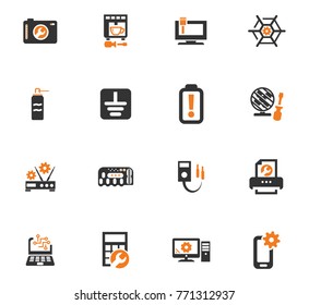 Electron icons set for web sites and user interface
